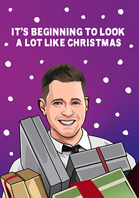 It's Beginning to Look a Lot Like Christmas Spoof Card