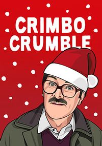 Crimbo Crumble Spoof Christmas Card