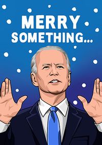 Merry Something Spoof Christmas Card