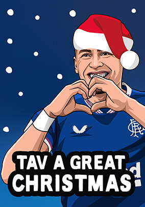 Tav a Great Christmas Spoof Card