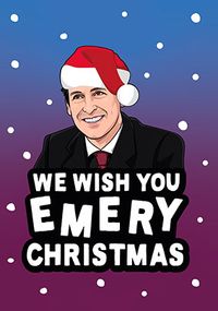 We Wish You Emery Christmas Card