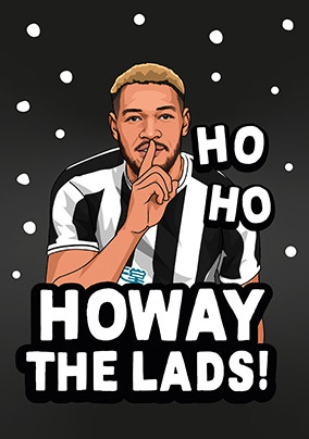 Howay the Lads Spoof Christmas Card