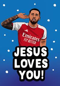 Jesus Loves You Spoof Christmas Card