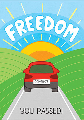 You Passed Driving Test Congratulations Card