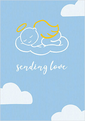 Sending Love Miscarriage Sympathy Card