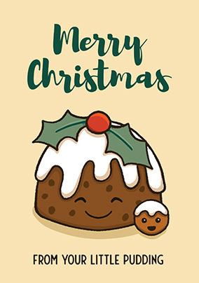 From Your Little Pudding Christmas Card