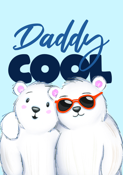 Daddy Cool Cute Father's Day Card