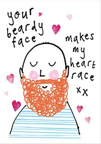 Your Beard Face Birthday Card