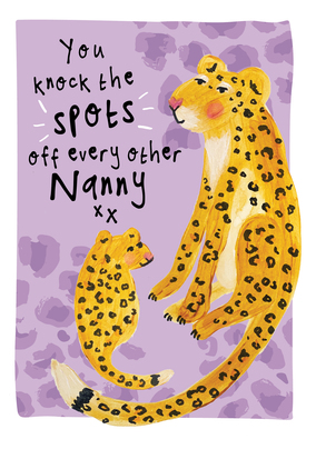 Nanny Knock the Spots Off Mother's Day Card