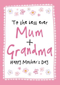 Mum and Grandma Mother's Day Card