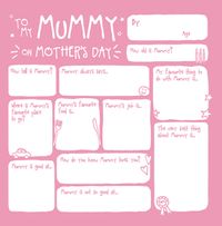 Tap to view Mummy Prompts Mother's Day Card