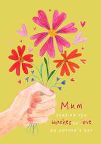 Mum Bunches of Love Mother's Day Card