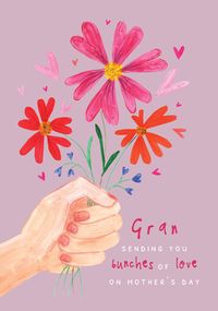 Gran Bunches of Love Mother's Day Card