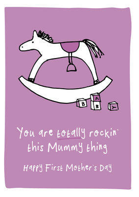 Rocking Mummy Mother's Day Card