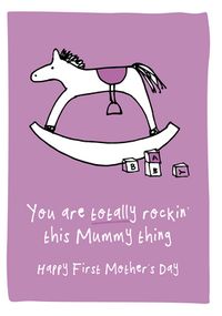 Rocking Mummy Mother's Day Card