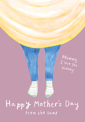 Can't Wait to Meet You Mother's Day Card