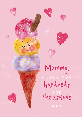 Hundreds and Thousands Mother's Day Card