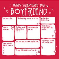 Boyfriend Prompts Valentine's Day Card