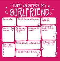 Girlfriend Prompts Valentine's Day Card