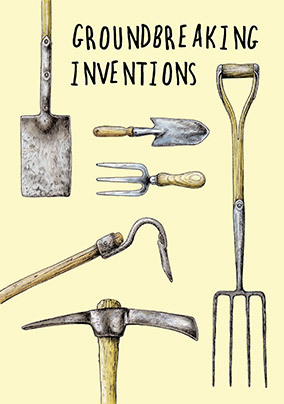 Ground Breaking Inventions Birthday Card