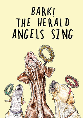 Bark Angels Christmas Card