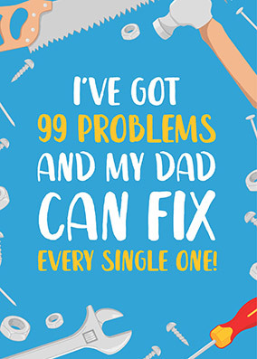 99 Problems Birthday Card