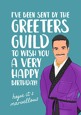 Greeters Birthday Spoof Card