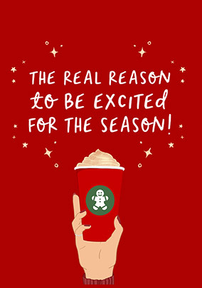 Flavoured Coffee Christmas Card