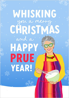 Whisking You Spoof Christmas Card