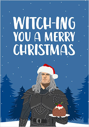 Witch-ing A Merry Christmas Card