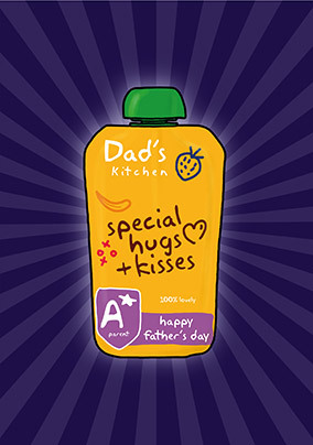 Special Hugs and Kisses Father's Day Card