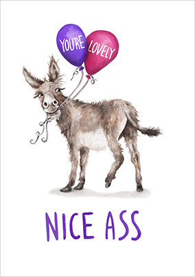 Nice Ass Birthday Card