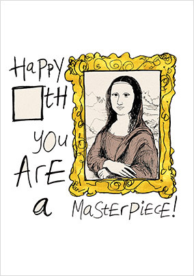 Masterpiece Birthday Card