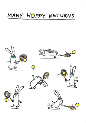 Many Hoppy Returns Birthday Card