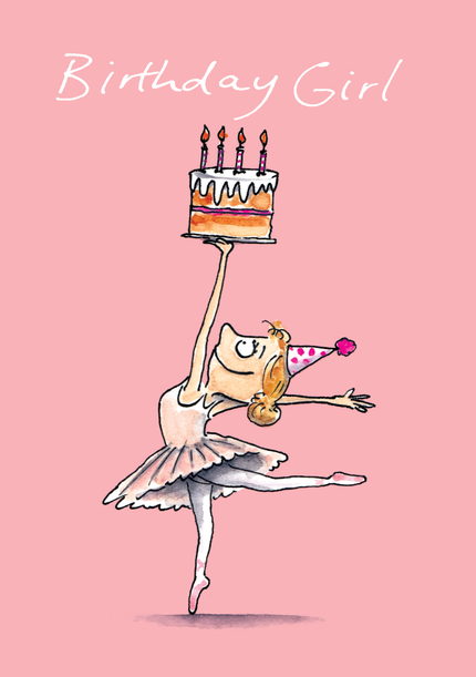 Birthday Girl Ballet Card