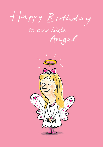 Little Angel Birthday Card
