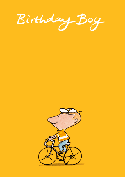 Bike Birthday Boy Card