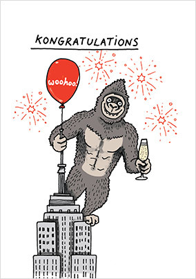 Kongratulations Spoof Card
