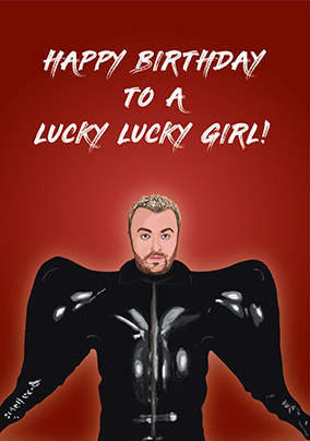 Lucky Lucky Girl Birthday Card
