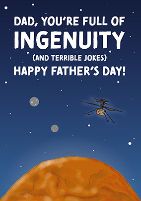 Dad Full of Terrible Jokes Father's Day Card