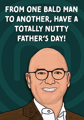 From One Bald Man to Another Father's Day Card