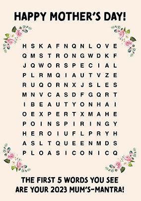 Mummantra Mothers Day Card