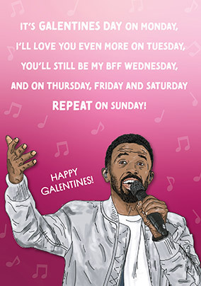 Week Long Galentine's Day Card