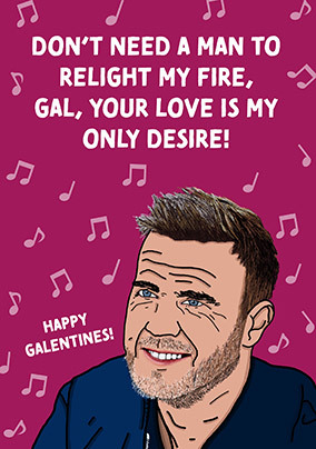 My Only Desire Galentine's Card