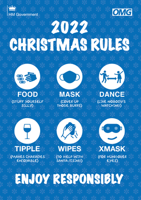 2022 Christmas Rules Card