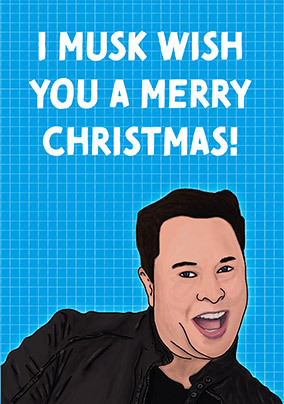 Spoof Wish You A Merry Christmas Card