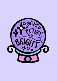 Tap to view Bright Future Good Luck Card