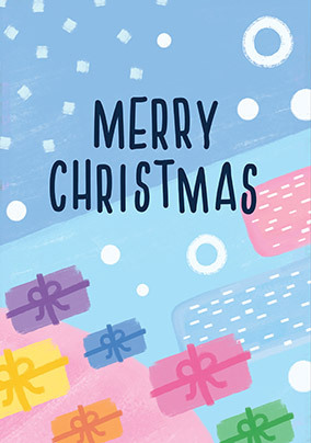 Merry Christmas Presents Card