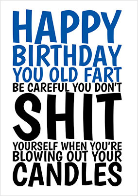Old Fart Birthday Card | Funky Pigeon