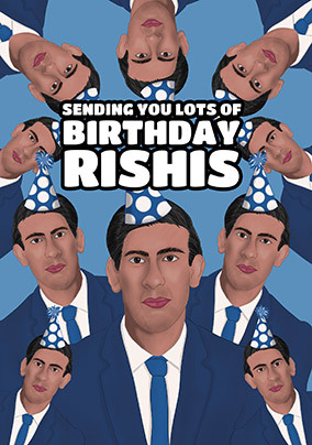 Sending Lots of Rishis Birthday Card